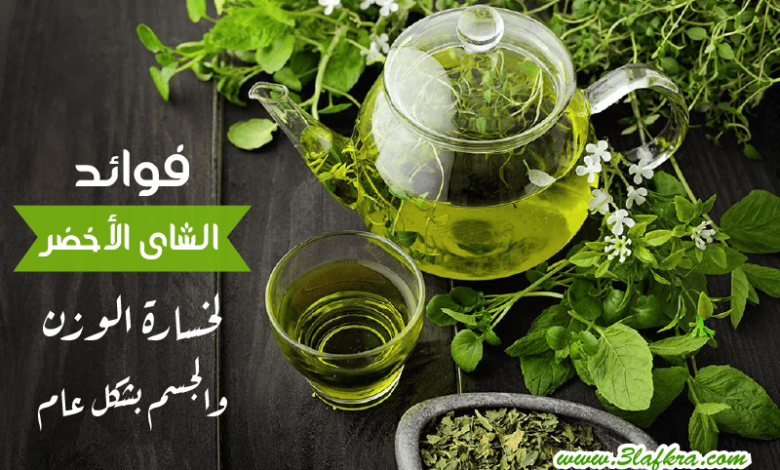 فوائد الشاي الأخضر لخسارة الوزن وللجسم بشكل عام